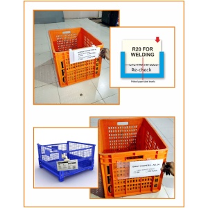 Label Holders for Material Handling