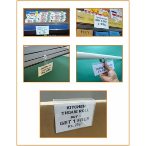 Label Holders for Retail Sectors